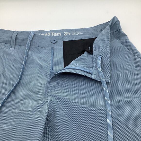 Hang Ten Mens Lightweight Stretch Shorts Blue Size 34‎ (Actual 35) NWT - Picture 5 of 14